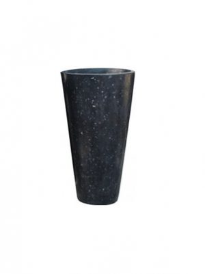 Tall cylindrical cup with speckled pattern